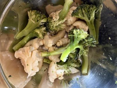 Keptas lašišos steikas su daržovėmis vakarienei Žingsnis 3