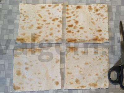 Tortilijos su silke Žingsnis 2