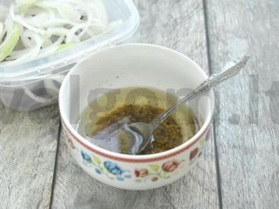 Silkė garstyčių-acto marinate Žingsnis 3