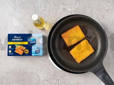 Salotos su menkėmis tešloje Žingsnis 1