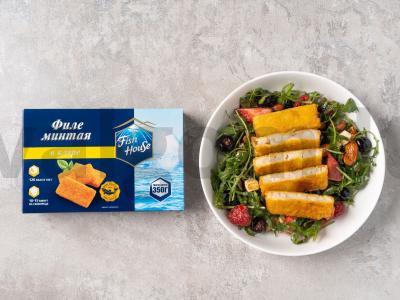 Salotos su menkėmis tešloje Žingsnis 5