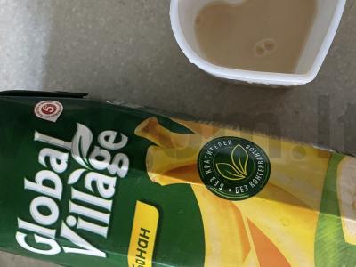 Arbata „Braškė-bananų“ Žingsnis 1