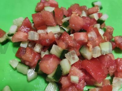 Dešrelė lavaše su daržovėmis Žingsnis 2