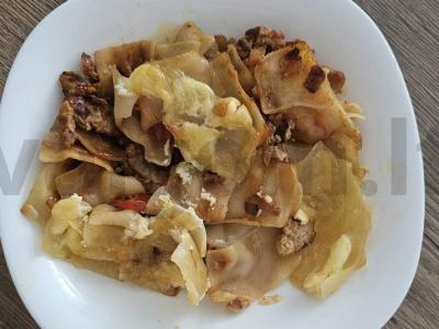 Lasagna su mėsos faršu ir pomidorų pasta orkaitėje Žingsnis 12