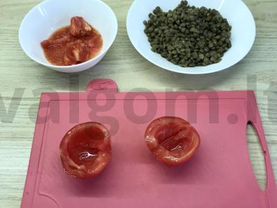 Lęšių salotas Žingsnis 1