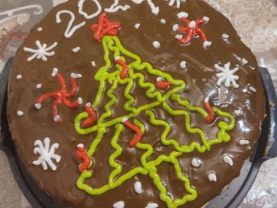 Naujųjų metų tortas „Saldžios fantazijos“ pagrindine nuotrauka