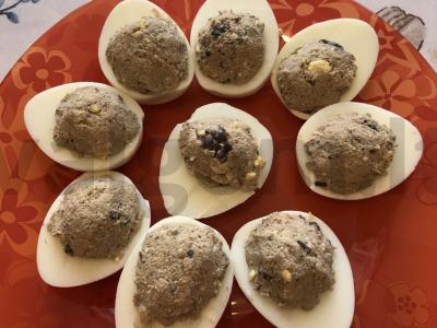 Kalakutų kiaušiniai, įdaryti paštetu Žingsnis 8