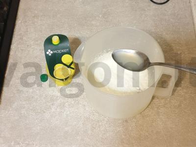 Lengvi keksiukai su citrinos sultimis Žingsnis 2