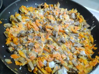 Indėnų širdelės su daržovėmis pietums Žingsnis 4