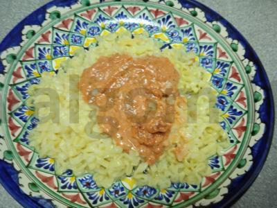 Aštrus greito paruošimo makaronai su kiaušiniu ir sūriu Žingsnis 3