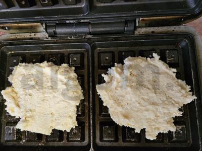 Moliūgų vafliai Žingsnis 3