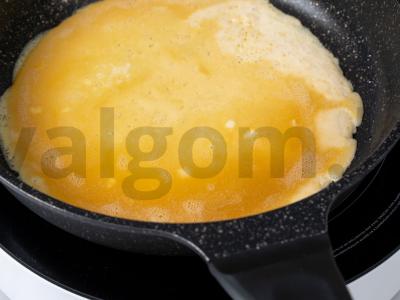 Japonų omletas tamago Žingsnis 10