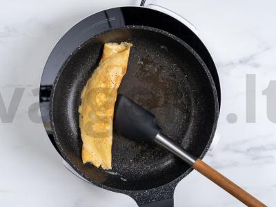 Japonų omletas tamago Žingsnis 11