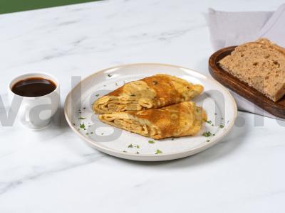 Japonų omletas tamago pagrindine nuotrauka