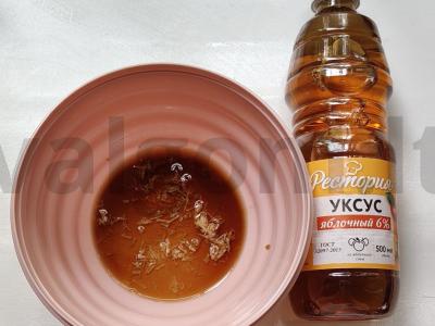 Užkandis iš cukinijos, agurko ir morkos Žingsnis 5