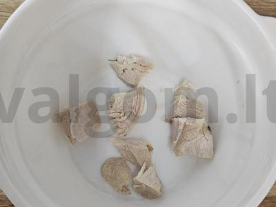 Okroška su sūriu ant kefyro Žingsnis 2