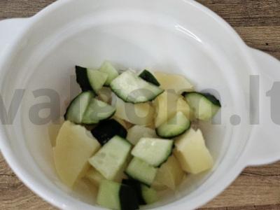 Okroška su sūriu ant kefyro Žingsnis 4