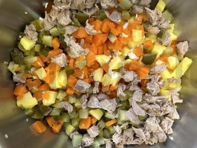 Olivje su jautiena Žingsnis 2