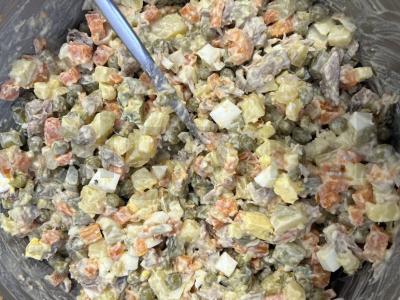 Olivje su jautiena Žingsnis 5