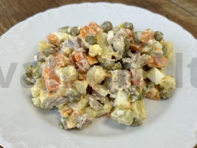 Olivje su jautiena pagrindine nuotrauka