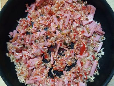 Omeletas su ryžiais japoniškai Žingsnis 2