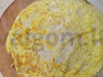 Omeletas su ryžiais japoniškai Žingsnis 5