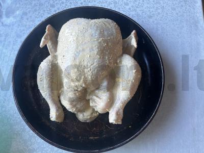 Kvapni vištiena su apelsinais orkaitėje Žingsnis 8