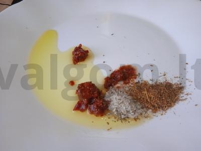 Aštrūs kiaulienos šonkauliai su Briuselio kopūstais Žingsnis 1