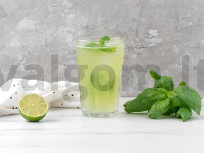 Kokteilis „Krinžovnikas“ su laimu ir baziliku pagrindine nuotrauka