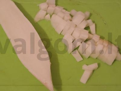 Korėjietiška sriuba su džiovintu menkiu Žingsnis 2