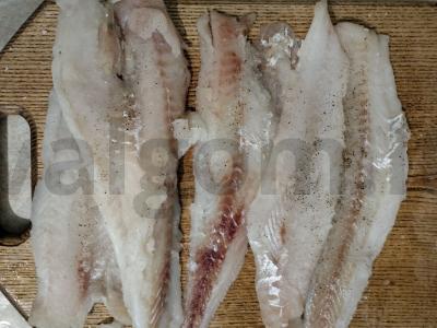 Menkių filė po švelniu sūrio apvalkalu Žingsnis 1