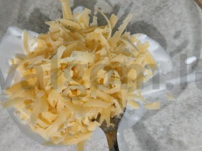 Menkių filė po švelniu sūrio apvalkalu Žingsnis 2