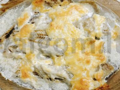 Menkių filė po švelniu sūrio apvalkalu Žingsnis 4