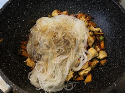 Funchosa pagal Stavropolio Žingsnis 4