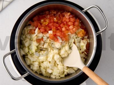 Klasikinis daržovių troškinys su kopūstais Žingsnis 11