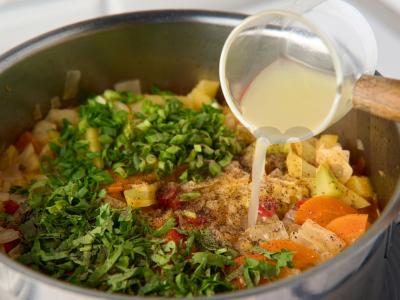 Klasikinis daržovių troškinys su kopūstais Žingsnis 13