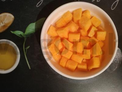 Patingėti virtinukai su moliūgu ir varške Žingsnis 1