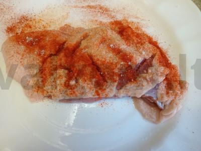 Kepta antis krūtinėlė su mung pupelių ir daržovių garnyru Žingsnis 2