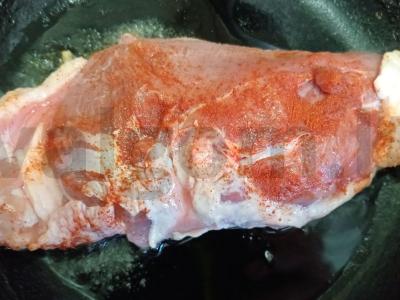 Kepta antis krūtinėlė su mung pupelių ir daržovių garnyru Žingsnis 3