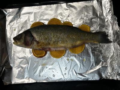 Keptas sėklinis su citrusiniais vaisiais ir rozmarinu Žingsnis 7