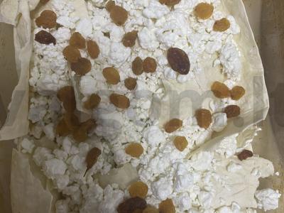 Sluoksniuota lazanija iš lavašo su sūriu, varške ir aviečių džemu Žingsnis 3