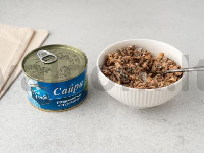 Saira tortas su vafliniais biskvitas Žingsnis 3