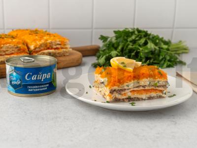 Saira tortas su vafliniais biskvitas pagrindine nuotrauka