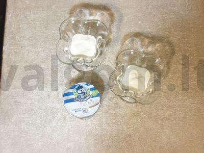 Desertas „Mandarinas jogurte“ Žingsnis 1