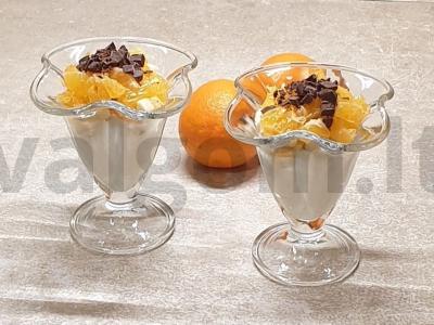 Desertas „Mandarinas jogurte“ pagrindine nuotrauka