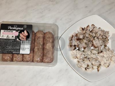 Sultinys su trimis mėsos rūšimis ir adžika Žingsnis 5