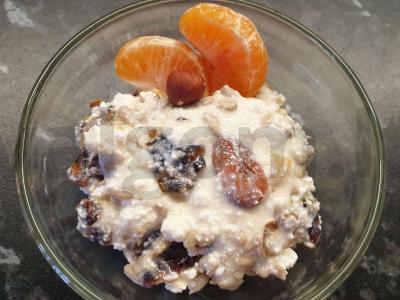 Varškės desertas su riešutais „Top-top“ pagrindine nuotrauka