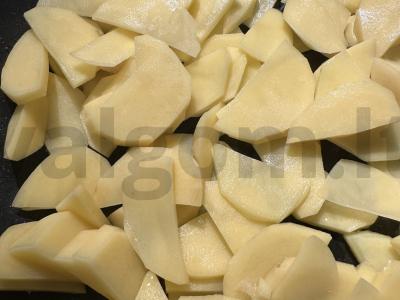 Skani kepta bulvė su džiovintais baltųjų grybų Žingsnis 2