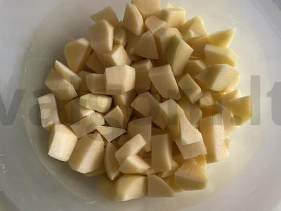 Indėnų azu, keptas su bulvėmis grietinės-sojų padaže Žingsnis 1