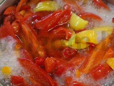 Marinuoti bulgariniai pipirai Žingsnis 3